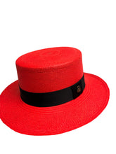 Classic Panama Boaters Unisex Hat in Various Colors with Various Color Bands