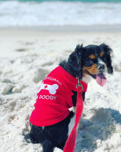 'Lifeguard on Doody' Dog & Cat T-Shirt – Funny Cotton Shirt, Stylish & Comfortable Pet Apparel – Red