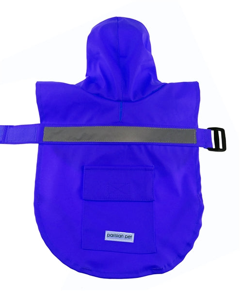 'Blue Raincoat' for Dogs & Cats, Waterproof Pet Rain Protection, Comfortable Dog Coat, Pet Waterproof Apparel, Blue