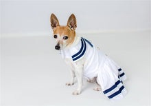 'Sailor Dress' Dog & Cat Shirt – Nautical Pet Apparel, Stylish & Comfortable – White & Blue
