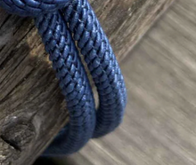 Unisex Maris Sal CAPTAINS Silver Engravable Bracelet in Navy, Black, Denim Blue