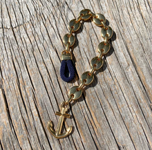 Maris Sal MARSTRAND Gold Anchor Bracelet with Gold Chain