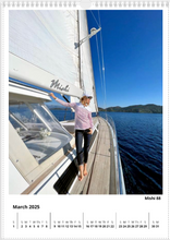 Limited Edition 2025 NautiStyles Wall Calendar with Top Binding in 17"x10"