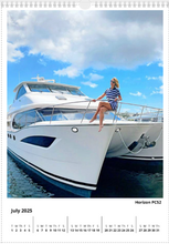 Limited Edition 2025 NautiStyles Wall Calendar with Top Binding in 17"x10"