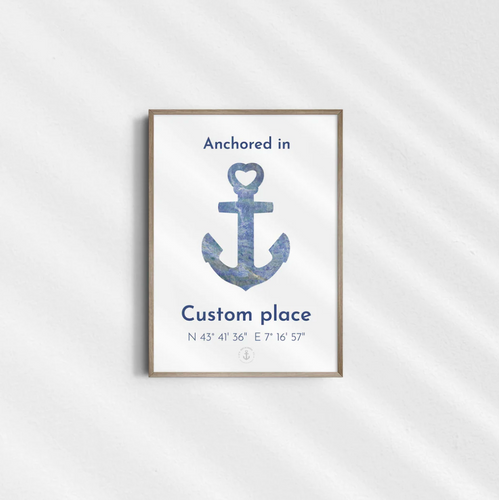 Maris Sal Nautical - Nautical Art Custom Poster - Your favorite place