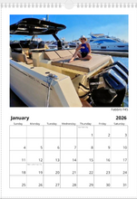 2026 NautiStyles Wall Calendar with Top Binding 17" x 11"