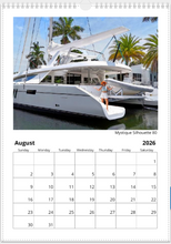 2026 NautiStyles Wall Calendar with Top Binding 17" x 11"