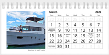2026 NautiStyles Desk Calendar