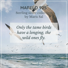 Sterling Silver Seagull Necklace Unisex Maris Sal