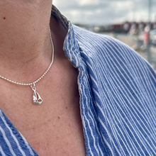 Sterling Silver Sail Boat Necklace Unisex Maris Sal