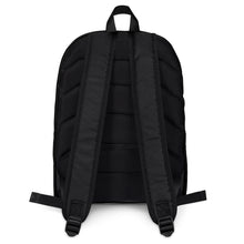 Unisex "NAUTI" heart beat Backpack in black with white logo