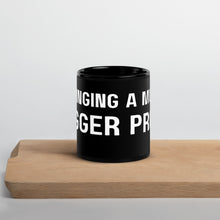 "Swinging a much bigger prop" 11 oz. or 15 oz. Ceramic Black Glossy Mug
