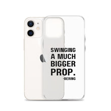 "Swinging a much bigger prop" Clear Case for iPhone®