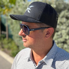 "NAUTI" Navy Frame and Blue Lenses Floating Unisex NIRTECH® Polarized Aviator Sunglasses