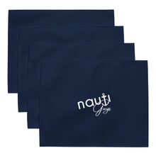 "NAUTI Guys" Placemat Set in Navy with White Logo