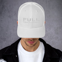 "full displacement" Trucker Cap in Black, Navy and White