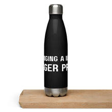 "Swinging a much bigger prop" 17 oz. Stainless Steel Water Bottle in Black