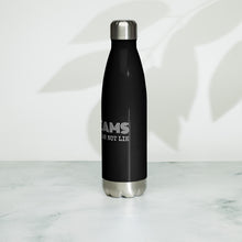 "I like big beams" 17 oz. Stainless Steel Water Bottle in Black