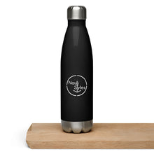 "It's a two and a half person shower" 17 oz. Stainless Steel Water Bottle in Black