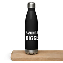 "Swinging a much bigger prop" Stainless Steel Water Bottle in Black
