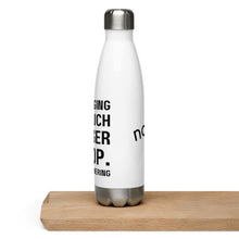 "Swinging a much bigger prop" 17 oz. Stainless Steel Water Bottle in White