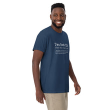 Mens "Two foot-itis" T-shirt in Black, Navy, Flo Blue, Blue Jean, Ice Blue, Lagoon Blue