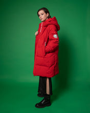 Ladies Scarlet Red Down Jacket from NEBO Canada in Red