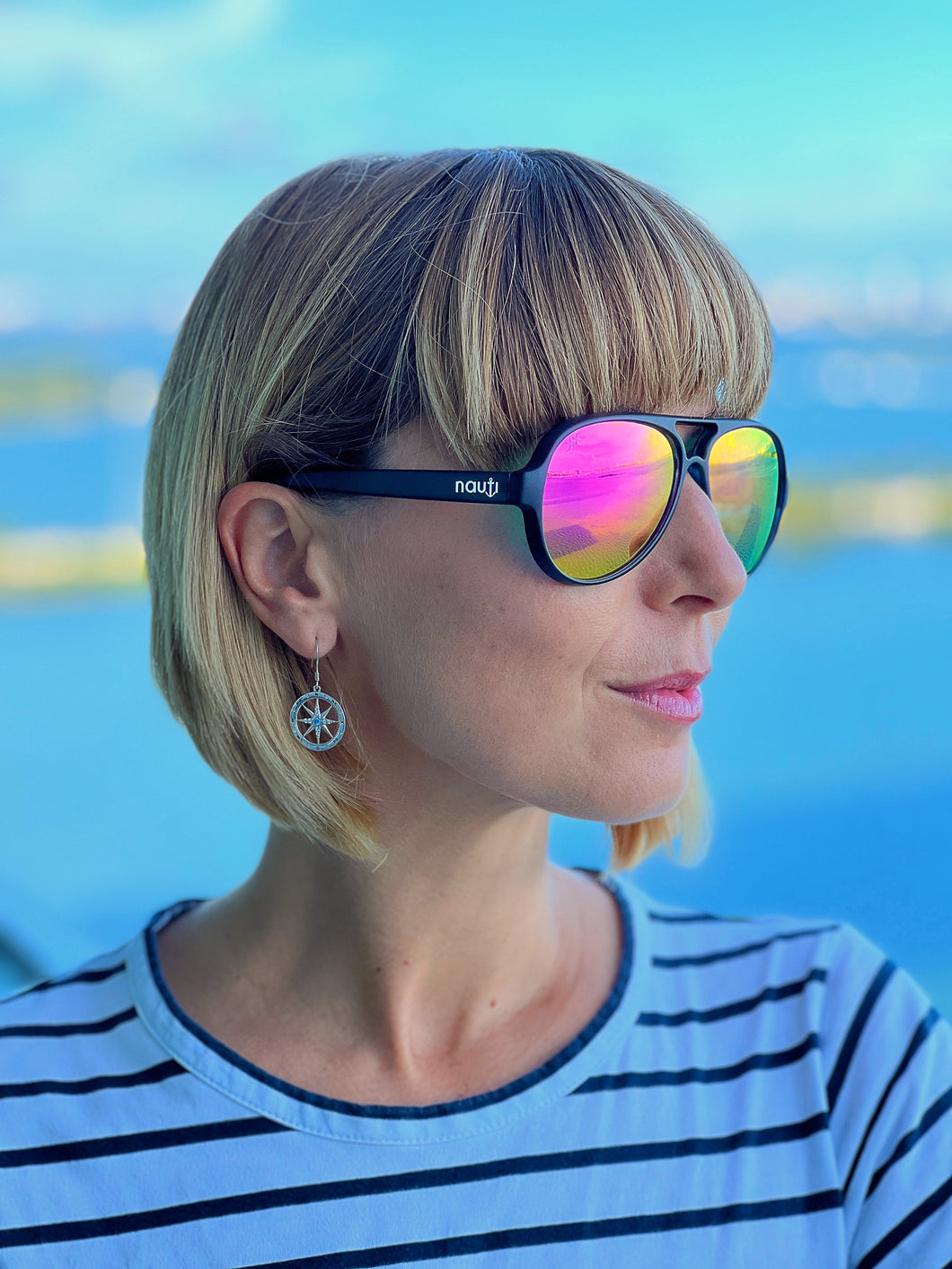 Power - Round Rainbow Frame Prescription Sunglasses | Eyebuydirect