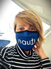 "NAUTI" 3-layer Unisex Reusable Cooling Face Mask with soft Adjustable ear Loops & Nose Clip