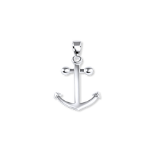 Mens 1 1/2" Anchor (Pendant Only) from Nau-T-Girl in Silver