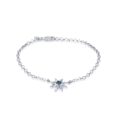Ladies' Silver Sun Anklet from Nau-T-Girl