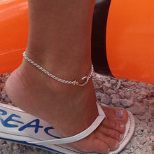 Ladies' Silver Hook Anklet from Nau-T-Girl