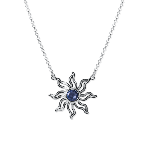 Ladies' Silver Sun Necklace from Nau-T-Girl