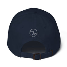 Unisex Adult "It's a NAUTI thing" Anchor Baseball Cap in Black or Navy with White Embroidery