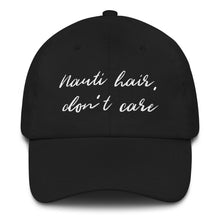 "Nauti Hair, Don't Care" Ladies' Adult Baseball Cap in Black, Navy, Sky Blue and Light Pink