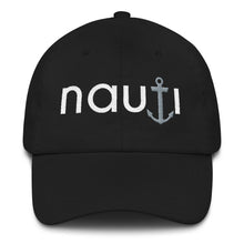 "NAUTI" Men's Anchor Baseball Cap in Navy or Black