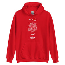 Unisex Limited Edition Nauti Xmas Anchor Hoodie In Indigo Blue or Red