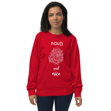 Unisex Limited Edition Nauti Xmas Anchor Sweatshirt In Red