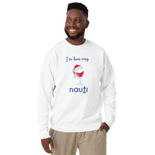 Unisex Limited Edition Nauti Xmas "I've Been Very Nauti" Sweatshirt In White