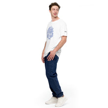 Unisex Limited Edition Nauti Xmas Festive Anchor T-Shirt In White